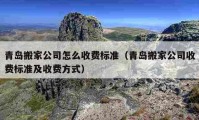 青島搬家公司怎么收費標準（青島搬家公司收費標準及收費方式）