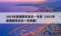 2023年屬豬搬家吉日一覽表（2023年屬豬搬家吉日一覽表圖）