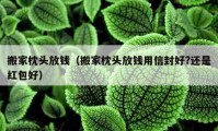 搬家枕頭放錢（搬家枕頭放錢用信封好?還是紅包好）