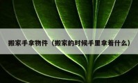 搬家手拿物件（搬家的時(shí)候手里拿著什么）