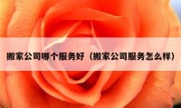 搬家公司哪個服務(wù)好（搬家公司服務(wù)怎么樣）