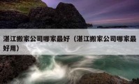 湛江搬家公司哪家最好（湛江搬家公司哪家最好用）