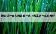 搬家送什么東西最好一點(diǎn)（搬家送什么東西好?）