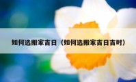 如何選搬家吉日（如何選搬家吉日吉時(shí)）