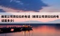 搬家公司貨拉拉的電話（搬家公司貨拉拉的電話是多少）