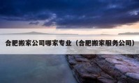 合肥搬家公司哪家專業(yè)（合肥搬家服務(wù)公司）