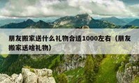 朋友搬家送什么禮物合適1000左右（朋友搬家送啥禮物）