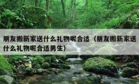 朋友搬新家送什么禮物呢合適（朋友搬新家送什么禮物呢合適男生）