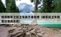 租房搬家之后衛(wèi)生屬于誰處理（搬家后衛(wèi)生租客還是房東搞）