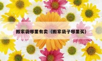 搬家袋哪里有賣（搬家袋子哪里買）