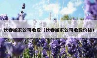 長(zhǎng)春搬家公司收費(fèi)（長(zhǎng)春搬家公司收費(fèi)價(jià)格）