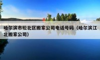 哈爾濱市松北區(qū)搬家公司電話號(hào)碼（哈爾濱江北搬家公司）