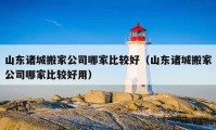 山東諸城搬家公司哪家比較好（山東諸城搬家公司哪家比較好用）