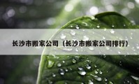 長沙市搬家公司（長沙市搬家公司排行）