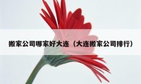 搬家公司哪家好大連（大連搬家公司排行）