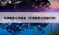 天津搬家公司排名（天津搬家公司排行榜）