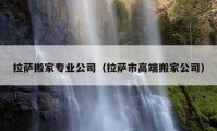 拉薩搬家專業(yè)公司（拉薩市高端搬家公司）