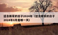 適合搬家的日子2024年（適合搬家的日子2024年8月是哪一天）