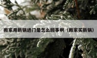 搬家用新鍋進門是怎么回事啊（搬家買新鍋）