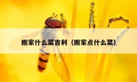 搬家什么菜吉利（搬家點(diǎn)什么菜）