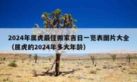 2024年屬虎最佳搬家吉日一覽表圖片大全（屬虎的2024年多大年齡）