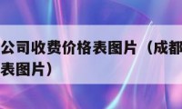 成都搬家公司收費(fèi)價(jià)格表圖片（成都搬家公司收費(fèi)價(jià)格表圖片）