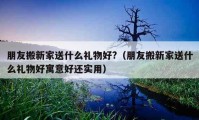 朋友搬新家送什么禮物好?（朋友搬新家送什么禮物好寓意好還實(shí)用）