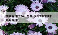 搬家吉日2024一覽表（2021搬家吉日最好吉日）